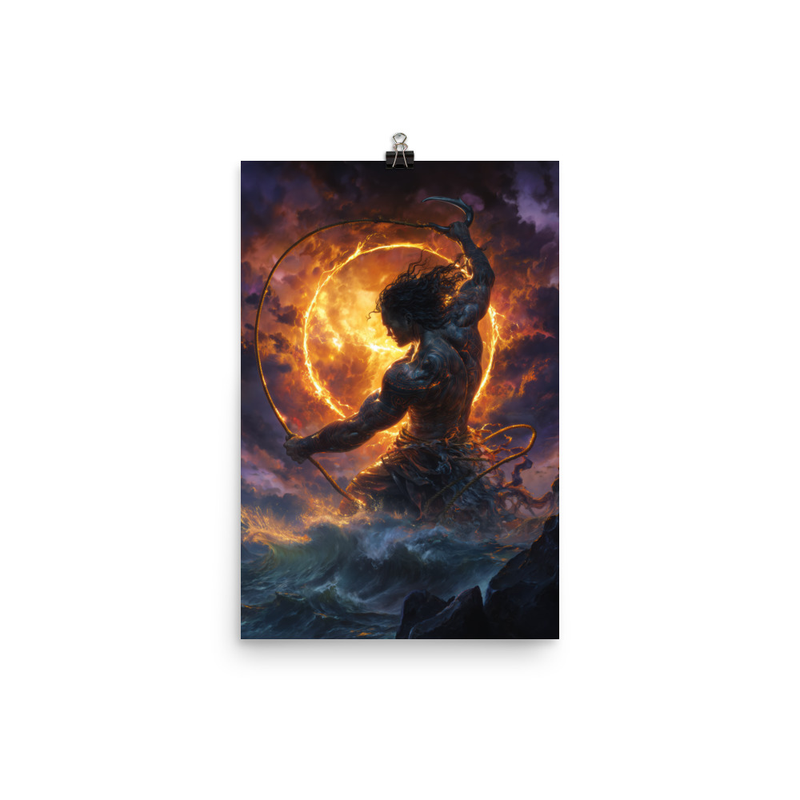 Maui Demigod 4 — 12″×18″ poster mockup