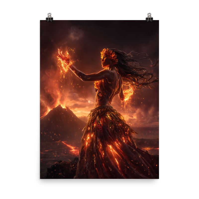 Pele 2 — 18″×24″ poster mockup