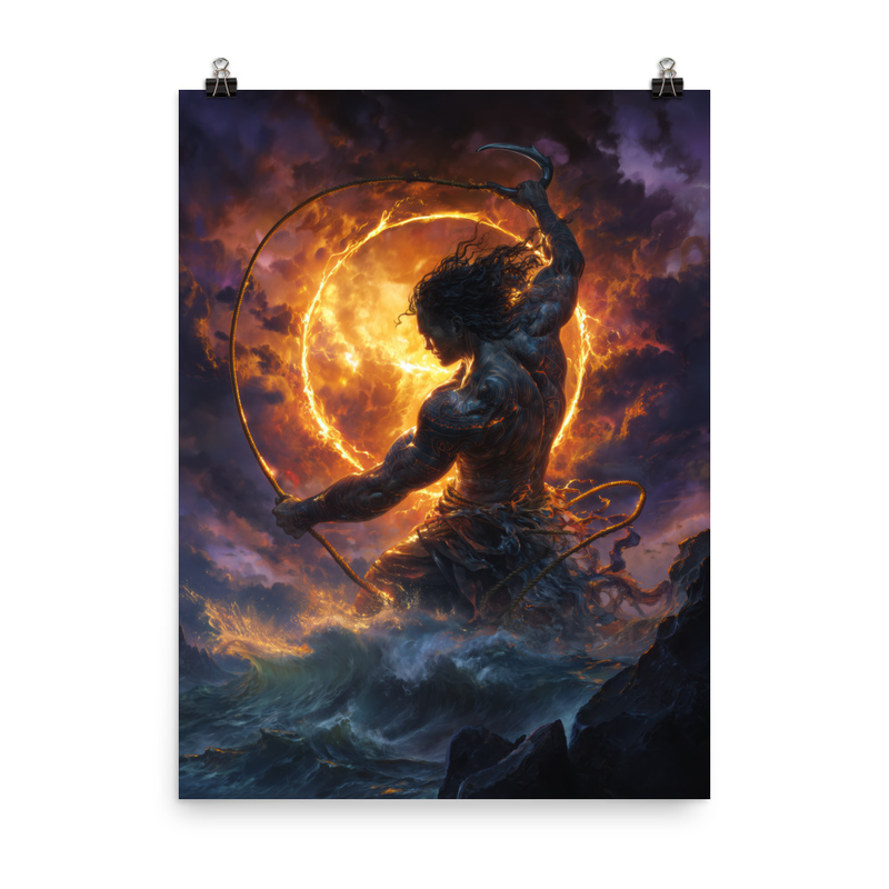 Maui Demigod 4 — 18″×24″ poster mockup