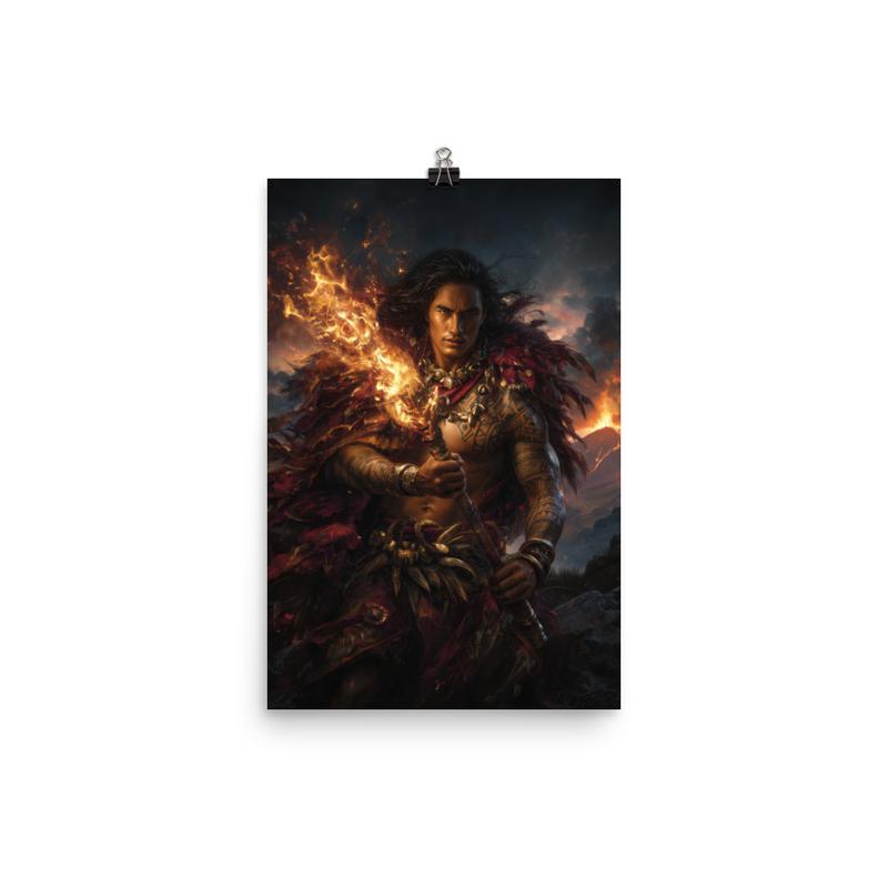 Ku God of War 4 — 12″×18″ poster mockup