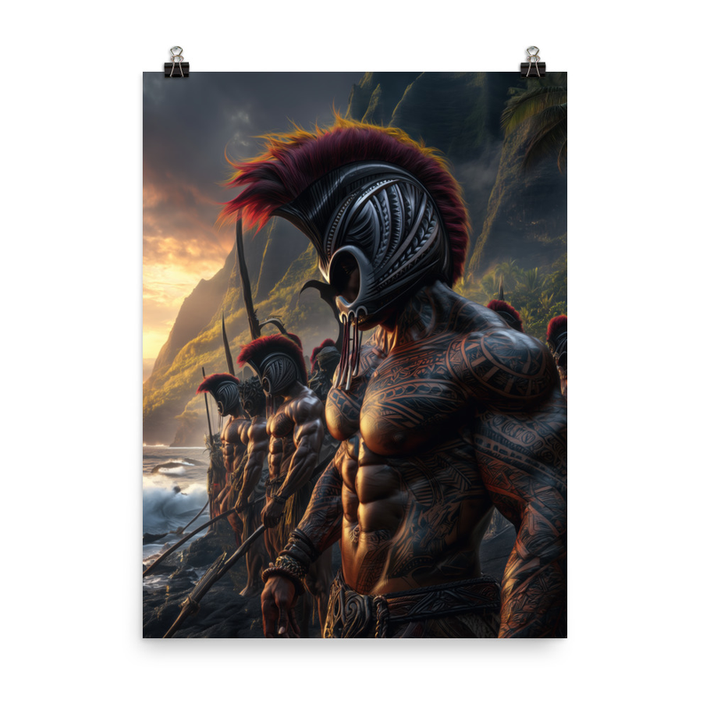 Koa Ikaika Warriors 2 — 18″×24″ poster mockup