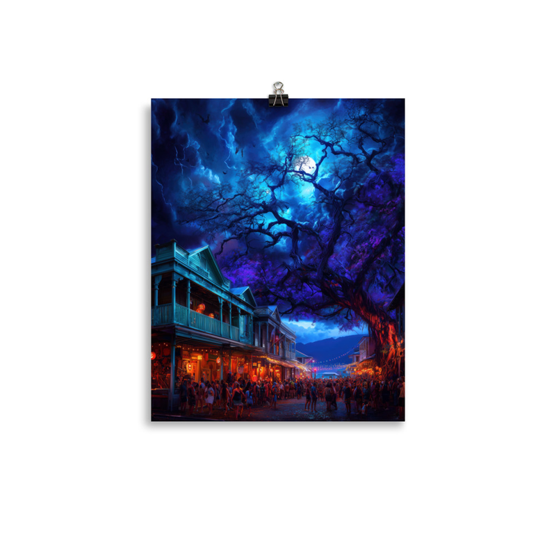 Lahaina Halloween 2 — 11″×14″ poster mockup