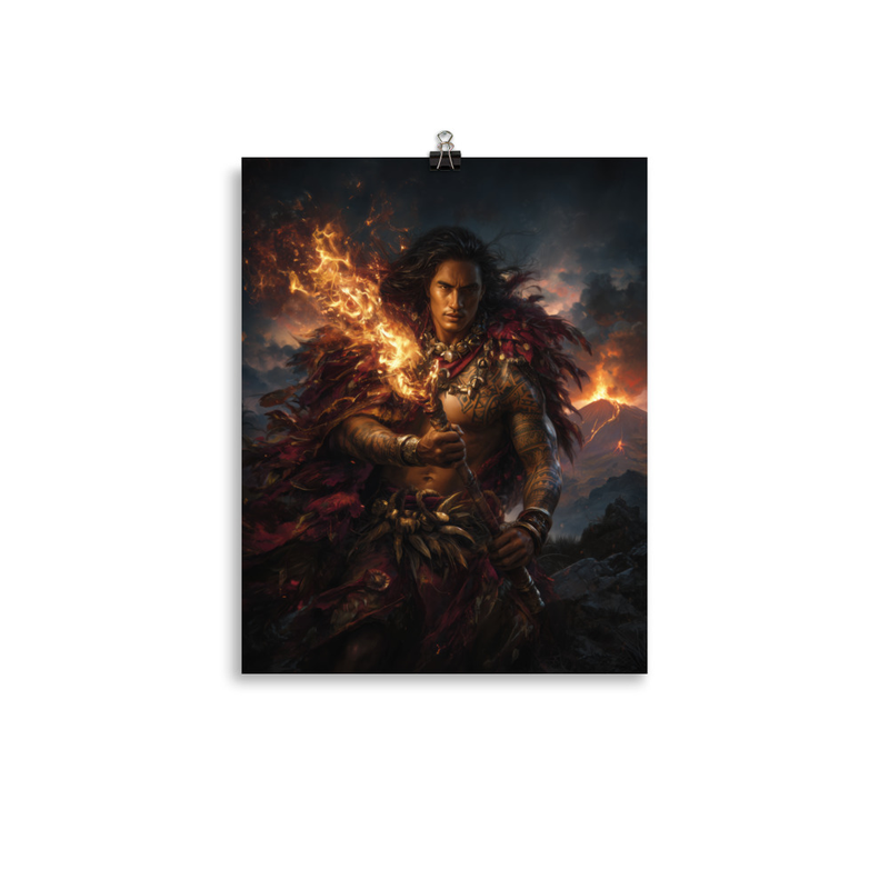 Ku God of War 4 — 11″×14″ poster mockup