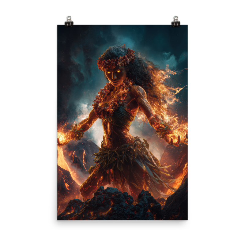 Pele 3 — 24″×36″ poster mockup