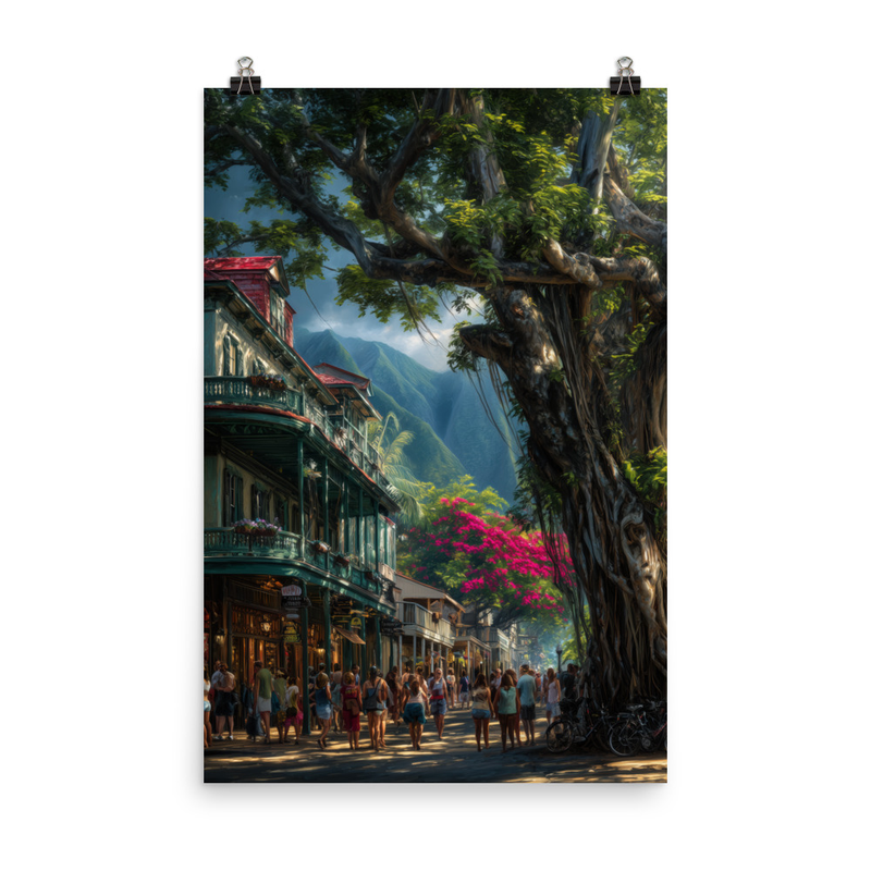Lahaina 1 — 24″×36″ poster mockup