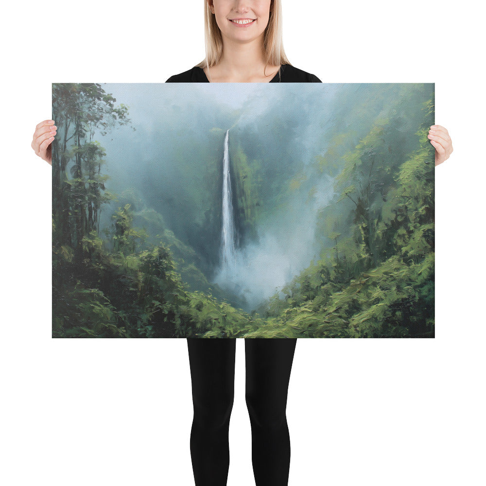Akaka Falls Canvas Wall Art | Big Island Hawaii – Kahana Designs