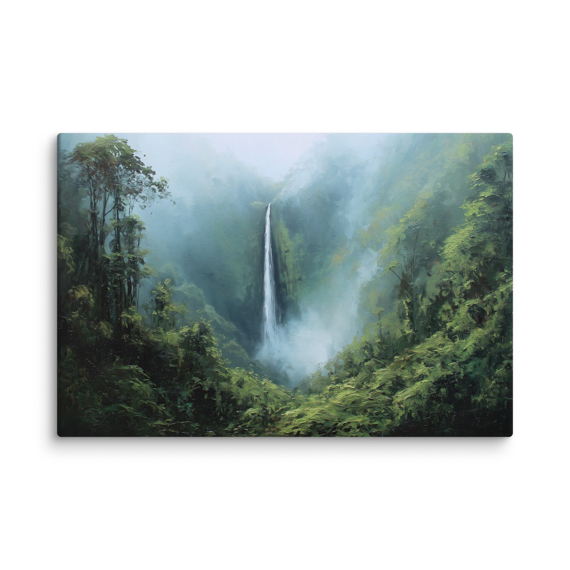 Kahana Falls 風景画 Akaka Falls Canvas Wall Art | Big Island Hawaii – Kahana Designs