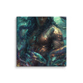 Hawaiian Kanaloa Ocean God Hawaiian canvas wall art shown at 6×6 inch size