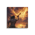Hawaiian Maui Demigod Hawaiian canvas wall art shown at 6×6 inch size