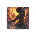 Hawaiian Maui Demigod Hawaiian canvas wall art shown at 6×6 inch size