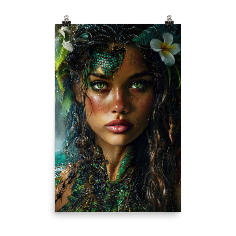 Moo Wahine 3 — 24″×36″ poster mockup