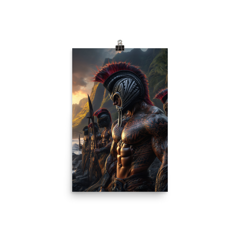 Koa Ikaika Warriors 1 — 12″×18″ poster mockup