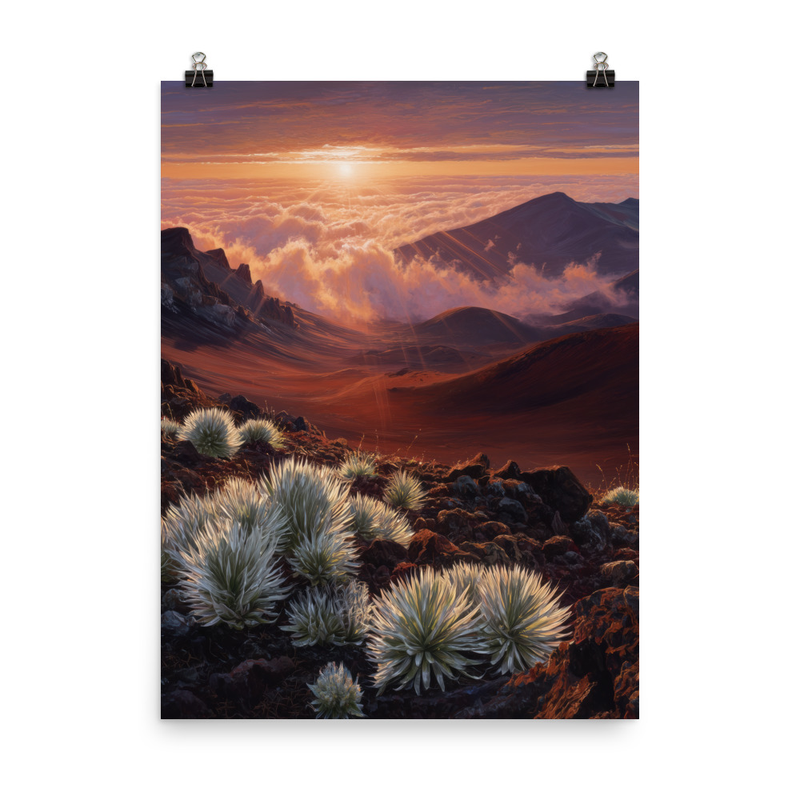Haleakala Sunrise 1 — 18″×24″ poster mockup