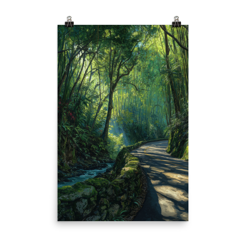 Road to Hana 1 — 24″×36″ poster mockup