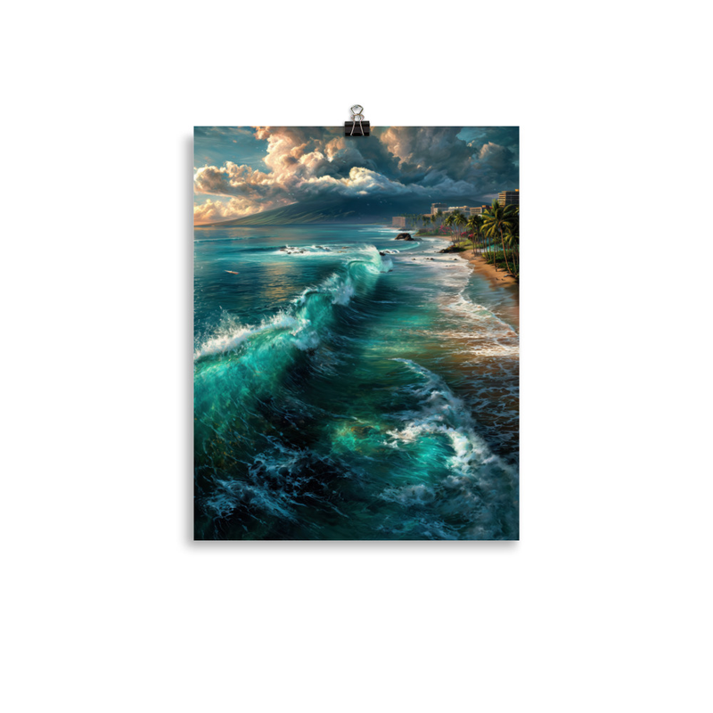 Kaanapali — 11″×14″ poster mockup