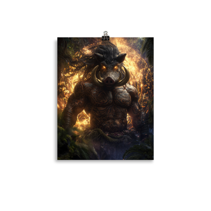 Kamapuaa 2 — 11″×14″ poster mockup
