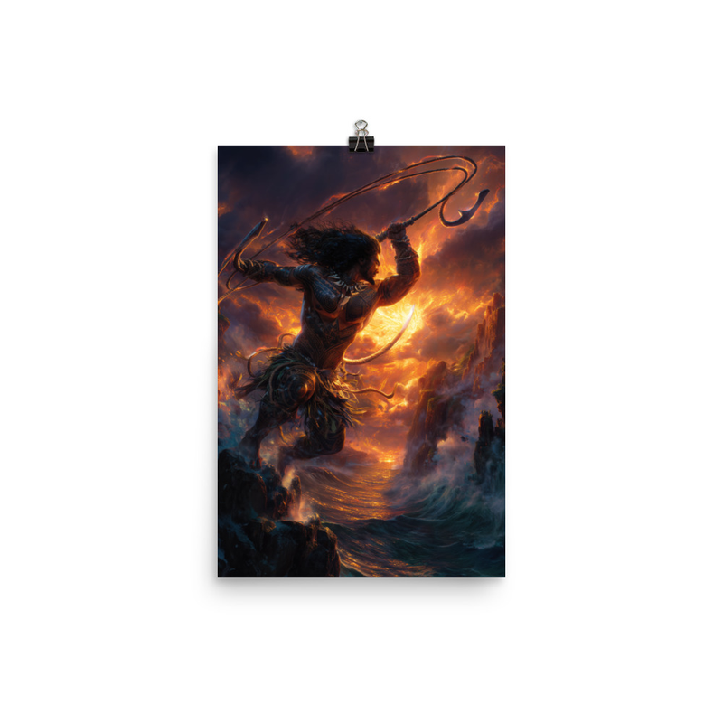 Maui Demigod 7 — 12″×18″ poster mockup