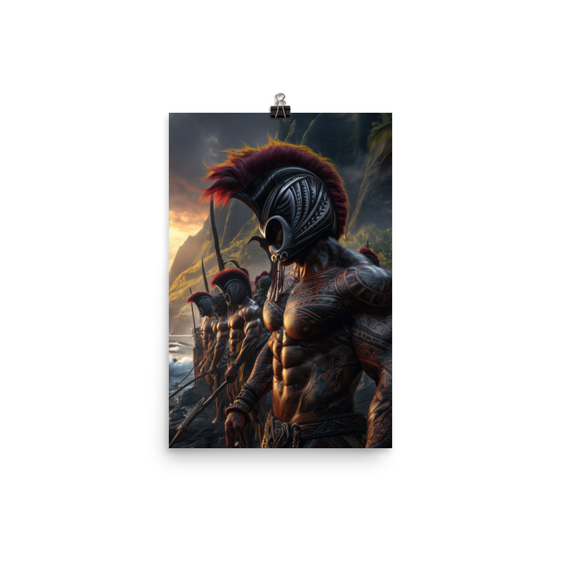 Koa Ikaika Warriors 2 — 12″×18″ poster mockup
