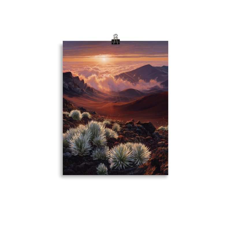Haleakala Sunrise 1 — 11″×14″ poster mockup