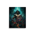 Kanaloa Hawaiian Ocean God — Hawaiian poster, digital oil painting wall art