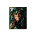 Moʻo Wahine Hawaiian Water Guardian — Hawaiian poster, digital oil painting wall art