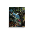 Lahaina Maui Oil Painting — Hawaiian poster, digital oil painting wall art