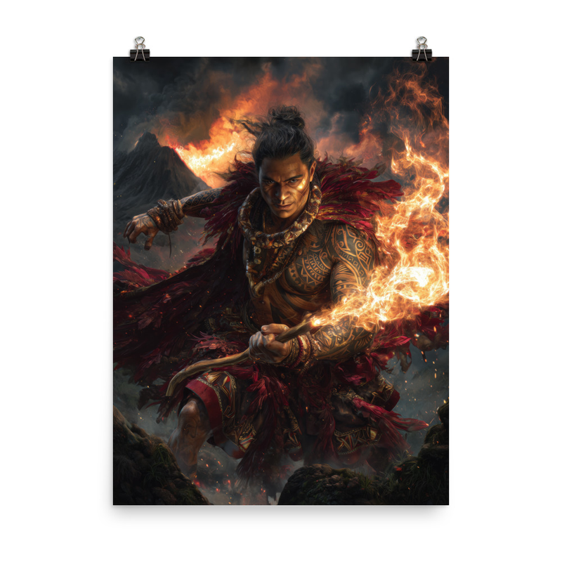 Ku God of War 1 — 18″×24″ poster mockup