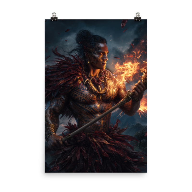 Ku God of War 2 — 24″×36″ poster mockup