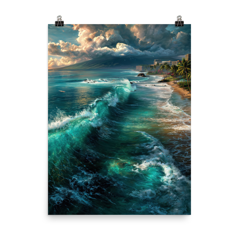 Kaanapali — 18″×24″ poster mockup