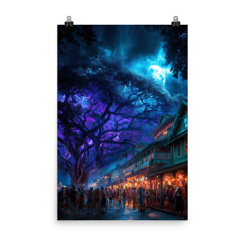 Lahaina Halloween 3 — 24″×36″ poster mockup