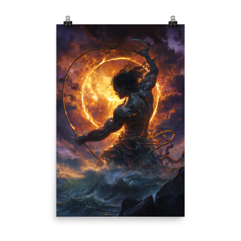 Maui Demigod 4 — 24″×36″ poster mockup