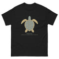 Honu Hawaiian t-shirt design on a Black unisex tee