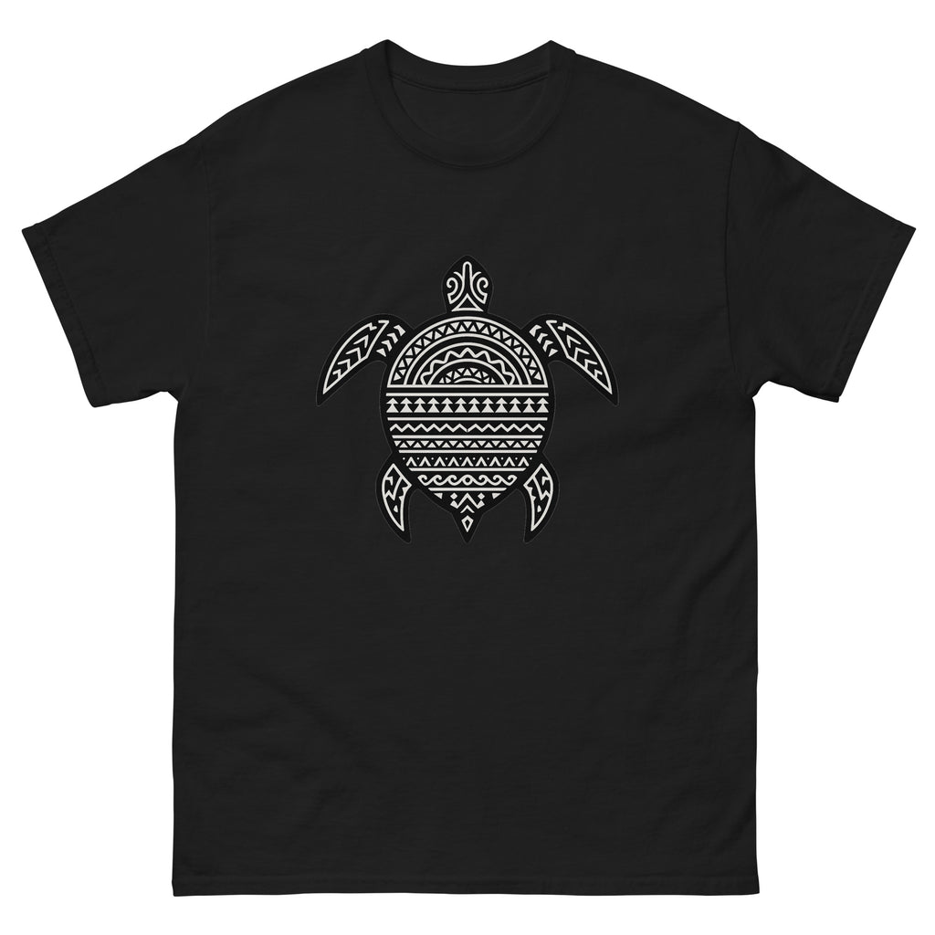 Honu Kakau Hawaiian t-shirt design on a Black unisex tee