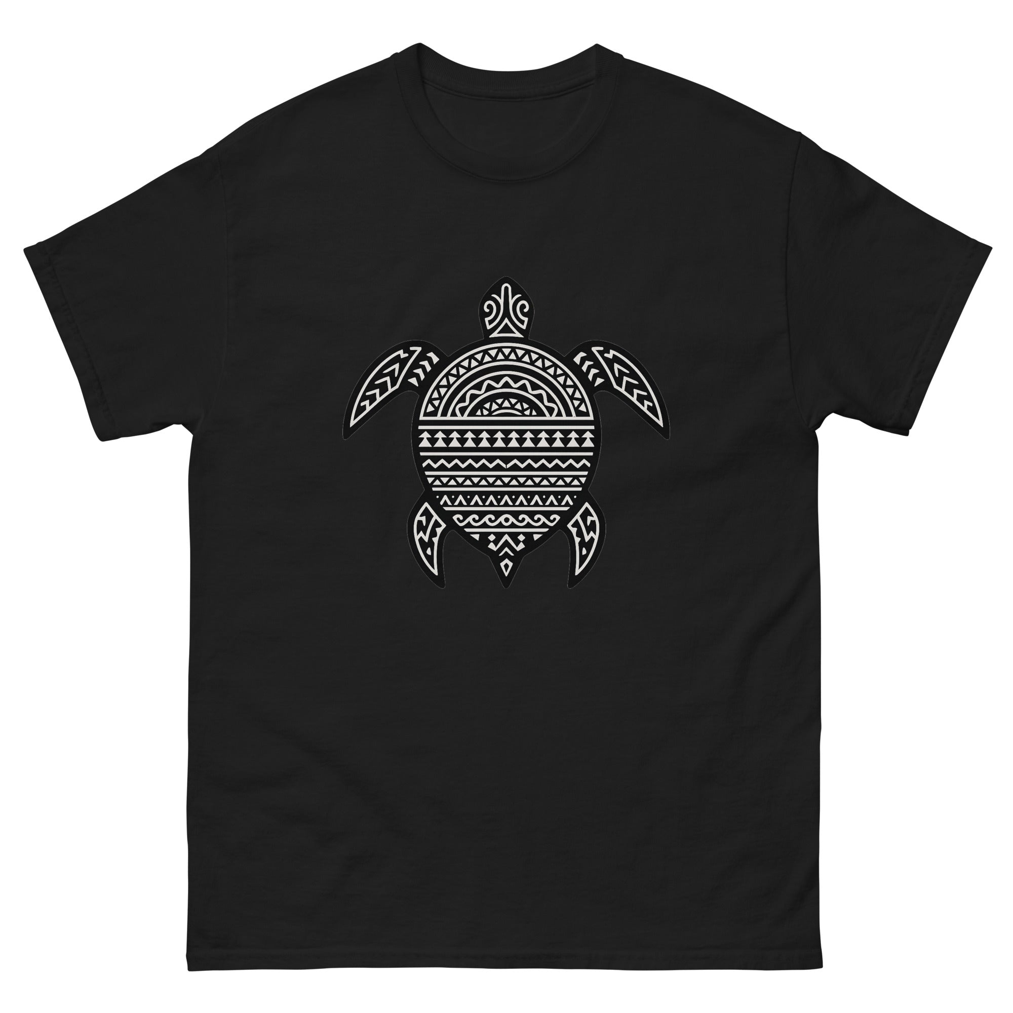 Honu Kakau Hawaiian t-shirt design on a Black unisex tee