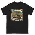 Aloha Lahaina Life Maui No Ka Oi Hawaiian t-shirt design on a Black unisex tee