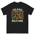 Chicken Island Aloha Kauai v4 Hawaiian t-shirt design on a Black unisex tee