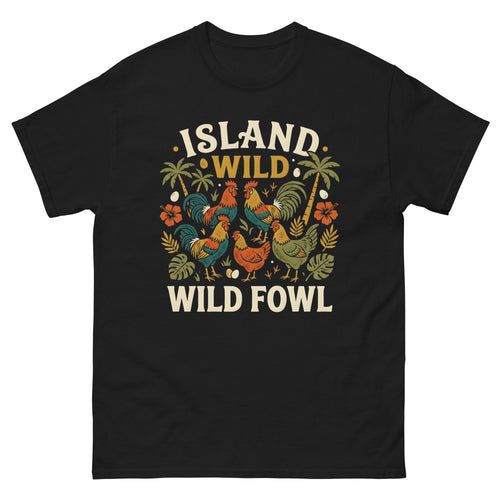 Chicken Island Aloha Kauai v4 Hawaiian t-shirt design on a unisex tee