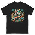 Aloha Sisters v3 Hawaiian t-shirt design on a Black unisex tee