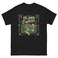 Aloha Trails v4 Hawaiian t-shirt design on a Black unisex tee