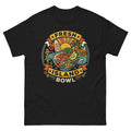 Fresh Island Bowl Hawaii Hawaiian t-shirt design on a Black unisex tee