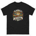 Hawaii Pina Coladas Aloha in a Glass v1 Hawaiian t-shirt design on a Black unisex tee