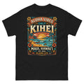 Aloha Vibes Only Kihei Hawaiian t-shirt design on a Black unisex tee