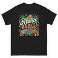 Aloha Sisters v4 Hawaiian t-shirt design on a Black unisex tee