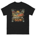 House of the Sun Haleakala Volcano Hawaiian t-shirt design on a Black unisex tee