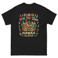 Island Mai Tai Time Hawaii v1 Hawaiian t-shirt design on a Black unisex tee