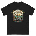 Lanai Island of Plenty Hawaiian t-shirt design on a Black unisex tee