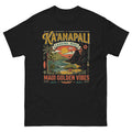Kaanapali Lahaina Maui Golden Vibes v2 Hawaiian t-shirt design on a Black unisex tee