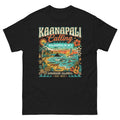 Kaanapali Calling Hawaiian t-shirt design on a Black unisex tee