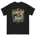 Stoke Is Real v3 Hawaiian t-shirt design on a Black unisex tee