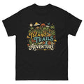 Aloha Trails Hawaiian t-shirt design on a Black unisex tee